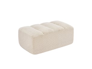 Pouf / repose pied beige
