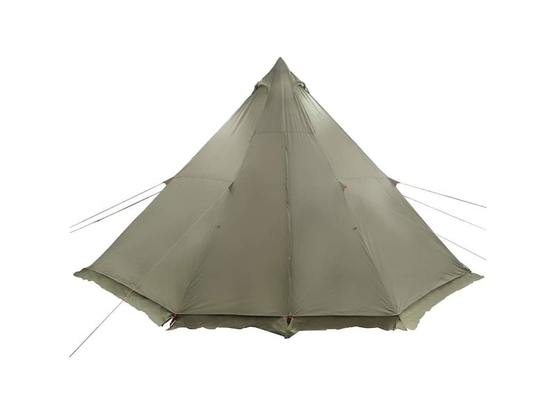  Tente de camping, tente familiale tipi 8 personnes vert olive imperméable  - Conforama E