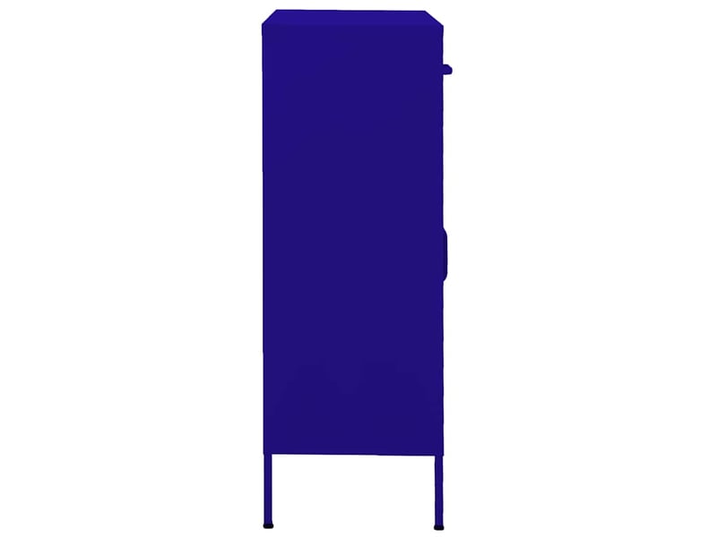  Armoire de rangement, rangement bureau bleu marine 80x35x101,5 cm acier shl872  - Conforama C