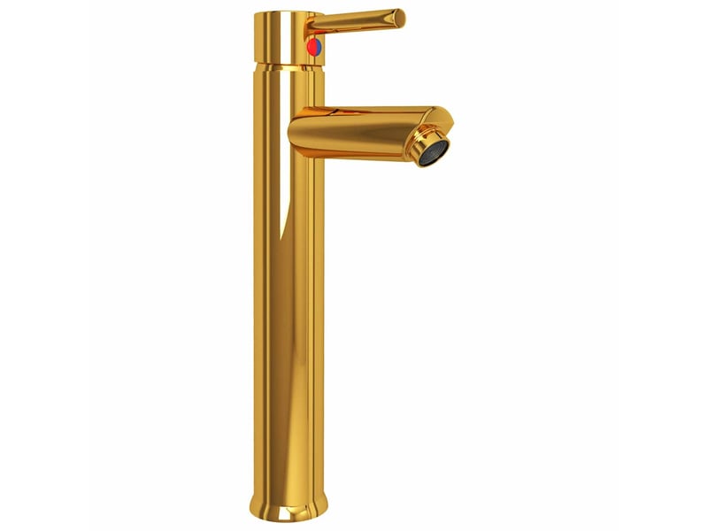  Lavabo de bain, vasque à poser avec robinet et drain à poussoir verre trempé cf65651  - Conforama C