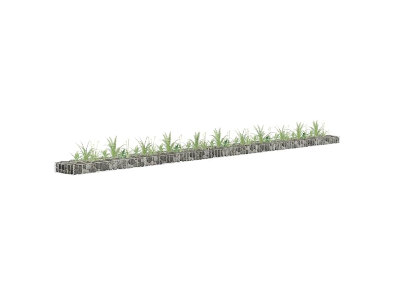  Jardinière - lit surélevé à gabion acier galvanisé 450x30x10 cm  - Conforama B