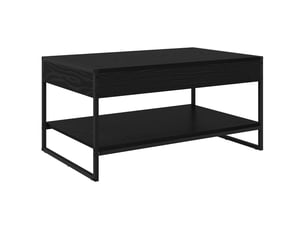 Table basse rectangulaire coloris noir  