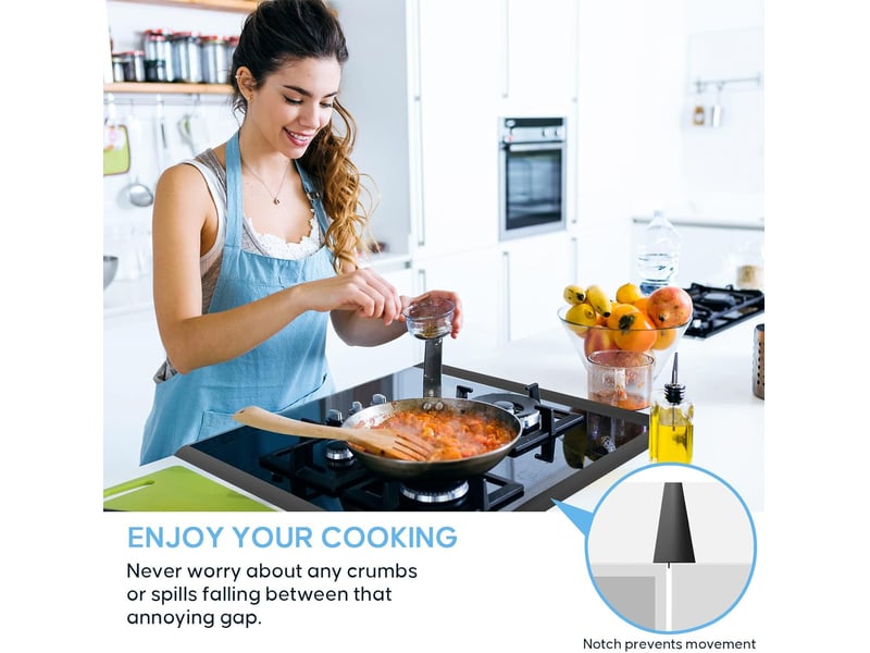  Paquet de 2 couvercles d'espacement de comptoir de cuisine en silicone  63cm  - Conforama B