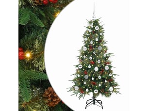 Sapin de noël artificiel, arbre de noël à branches articulées vert 150 cm shl9694
