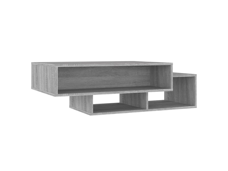  Table basse rectangulaire | table de salon sonoma gris 105x55x32 cm bois d'ingénierie  - Conforama A