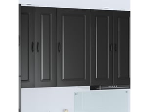 Meuble mural de cuisine | armoire de cuisine noir 50x31x100cm