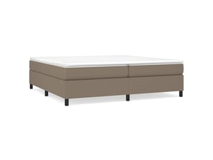 Lit 2 places 200x200 cm coloris taupe