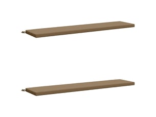 Lot de 2 coussins de banc, coussins d'assise soest 100 % polyester taupe cf57446