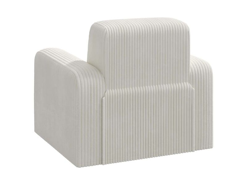 Vidaxl fauteuil crème velours côtelé - Conforama E