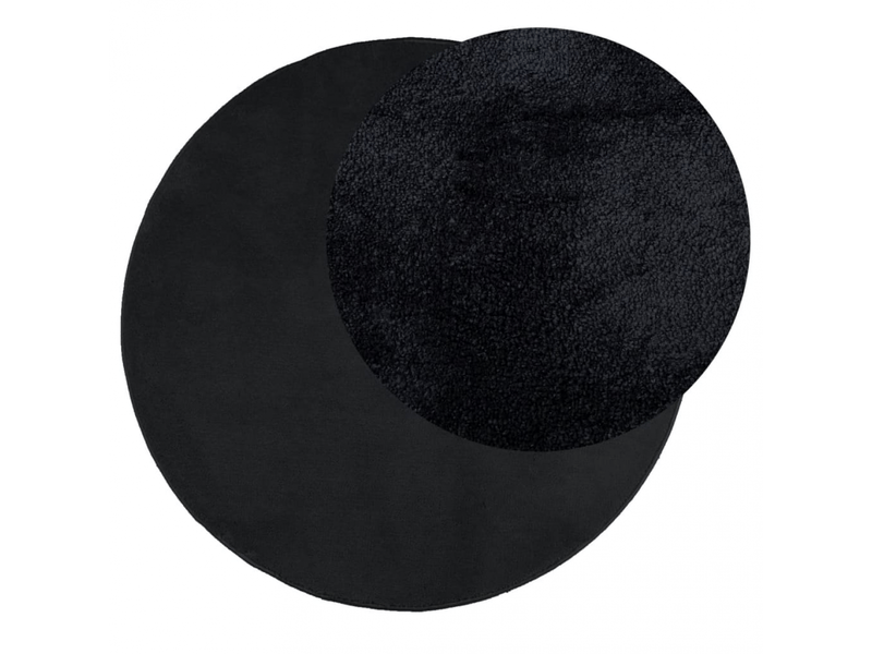  Tapis à poils courts noir? 120 cm - comfortxl 375567 - Conforama C