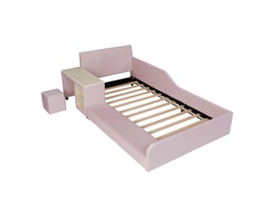 Lit combiné 90x200 cm <strong></strong>  <strong></strong> coloris rose