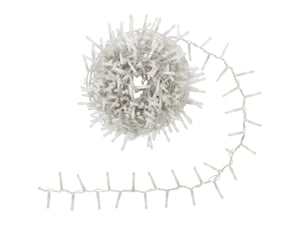 Guirlande lumineuse cluster d'extérieur 12,5 m 625 led blanc froid et blanc chaud 13 fonctions sur secteur