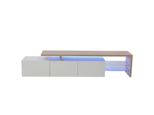 Meuble tv coloris blanc  <strong></strong>  <strong></strong>
