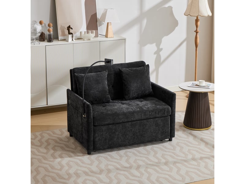  Canapé convertible, canapé-lit, en tissu, pliable, design moderne, pour salon, bureau, pour intérieur, 1 place  - Conforama R