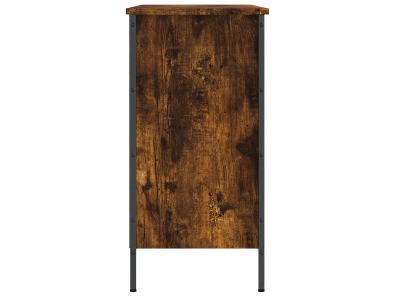  Meuble à chaussures, armoire à chaussures chêne fumé 9 compartiments  - Conforama E