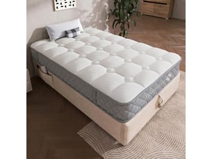 Matelas 90x200 cm <strong>PEXCHO</strong>  <strong></strong> Coton soutien Medium épaisseur 20 cm