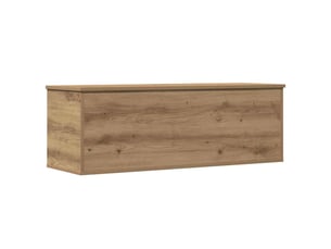Boîte de rangement, coffre de rangement chêne artisanal 102x35x35 cm