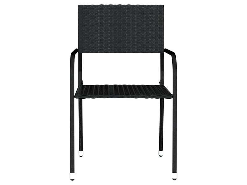  Ensemble à manger de jardin 3 pcs, salon de jardin, mobilier de salle à manger noir shl1475  - Conforama C