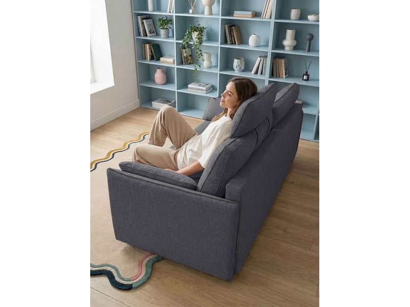  Sam, canapé 3 places convertible, gris Sam - Conforama R