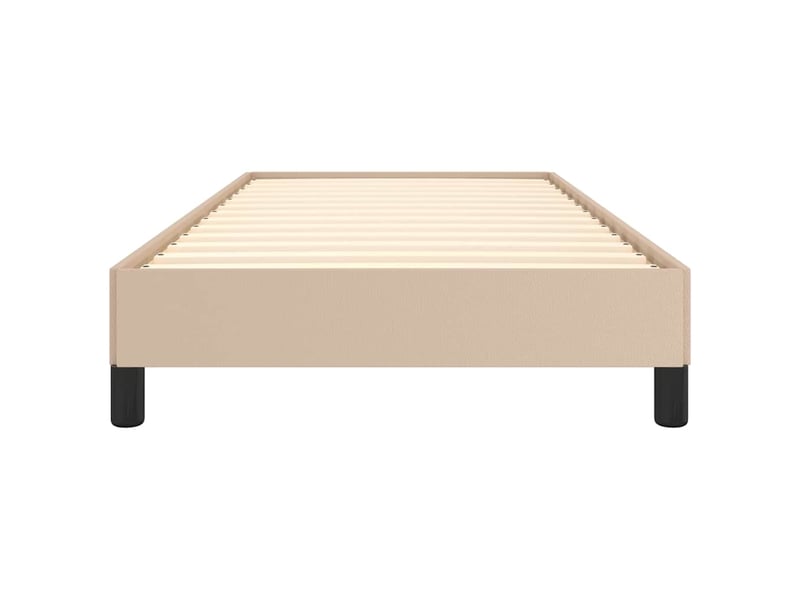  Lit simple- lit adulte -  cadre de lit sans matelas cappuccino 100x200 cm similicuir  - Conforama D