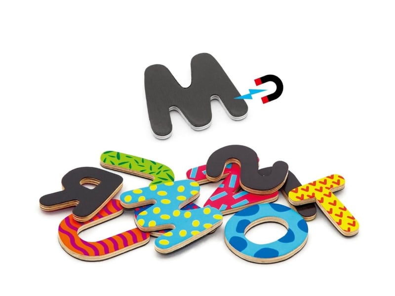  Lettres et chiffres magnétiques viga 59429 - 77 pièces 6934510594299 - Conforama E