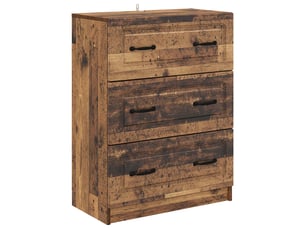 Armoire de rangement bureau, armoire à tiroirs 66 x 34,5 x 87 cm bois d'ingénierie shl9826