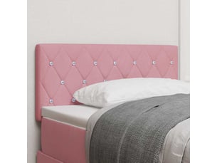 Tete de lit A poser largeur 100 cm rose