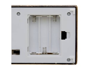Cheminée de noël lumineuse led h. 19 cm à piles