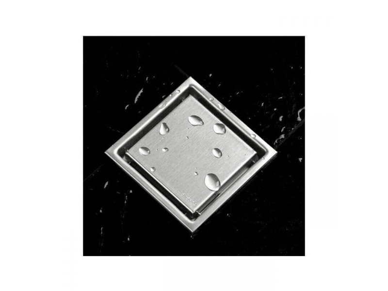  Siphon de sol invisible en acier inoxydable 304 drain de sol déodorant épaissi carré 1010cm  - Conforama D