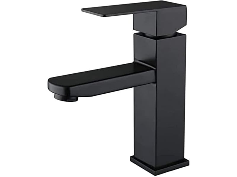  Robinet lavabo noir moderne monotrou – mitigeur céramique poignée unique  - Conforama A