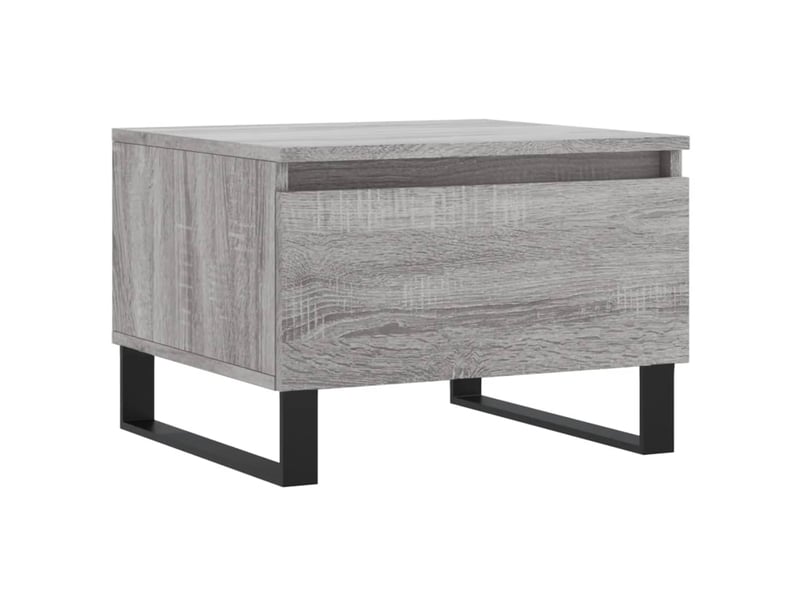  Tables basses 2 pcs - table de salon - table à thé sonoma gris 50x46x35 cm bois d'ingénierie  - Conforama E