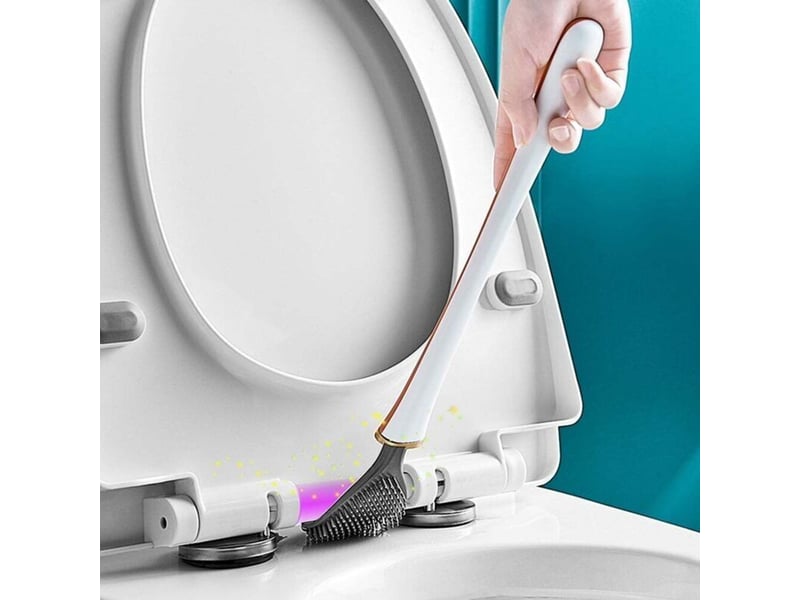  Enowelir brosse de toilette en silicone universelle de remplacement pour salle de bain nettoyage wc  - Conforama C