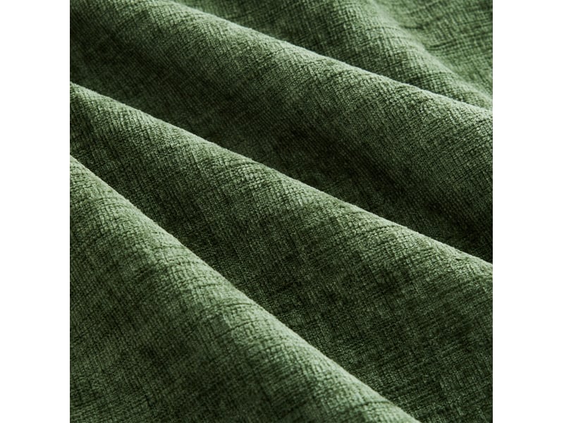  Canapé modulable 278x161x81cm 4 places, meuble de salon, canapé de salon, structure bois et métal, tissu chenille, vert  - Conforama E