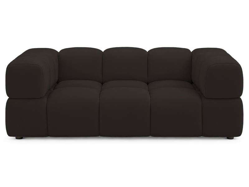  Selsey hollme - canapé - 190 cm - velours marron Hollme - Conforama A