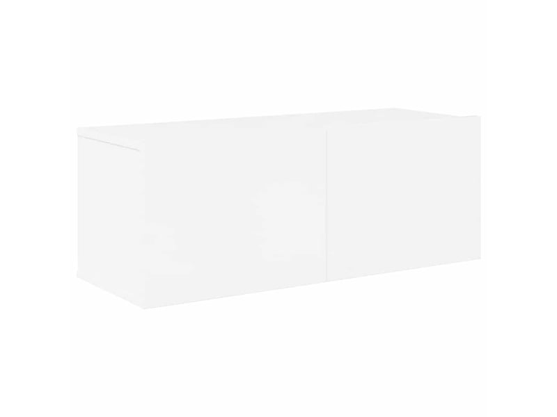  Ensemble de meubles tv - banc tv - meuble de rangement 5 pcs blanc bois d'ingénierie  - Conforama D