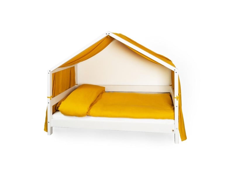  Yappymuslin - parure de lit 150x200 cm et 50x60 cm - moutarde 4754010388523 - Conforama C