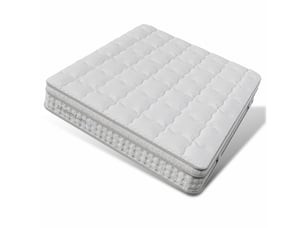 Matelas 180x200 cm <strong>STILVORA</strong> <strong></strong> Ressorts + mémoire de forme soutien Ferme épaisseur 27 cm