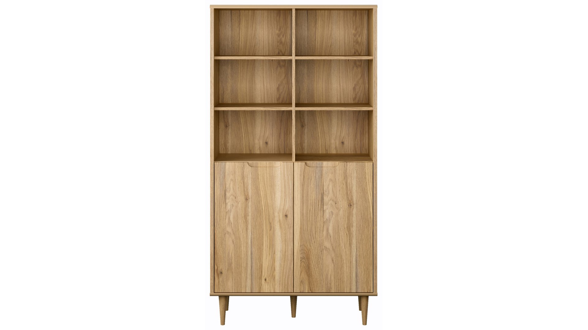 Bibliotheque SHERBROOKE Imitation Chêne Mauvella 182.6 Conforama