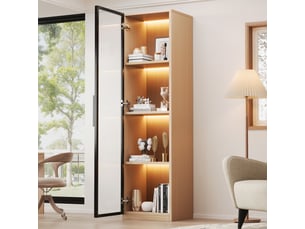 Vitrine coloris naturel  <strong>OOIILLEE</strong> <strong>Luxe haut de gamme</strong> - 40 cmx165 cm