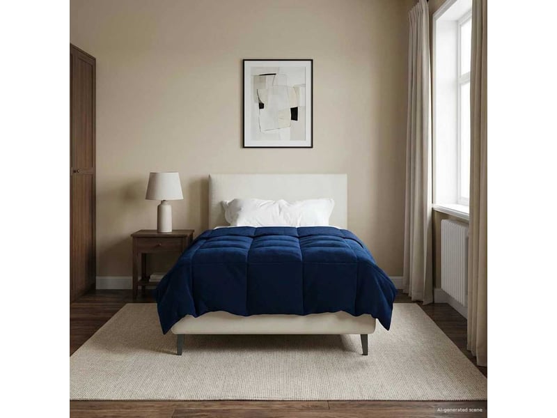 Couette - duvet d'été 140 x 200 cm été microfibre (100% polyester)  - Conforama B