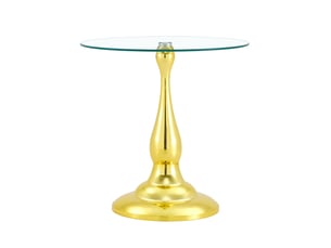 Table basse rond(e) coloris doré ULQENI  - 50 cmx50 cm