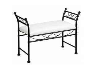 Banquette lit convertible couchage Occasionnel <strong>JUANIO</strong> <strong></strong> blanc