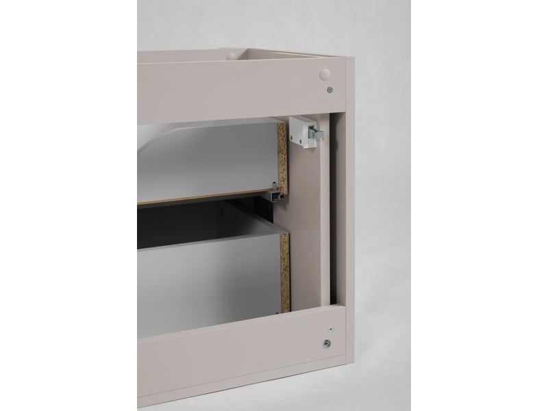 Meuble sous vasque suspendu linea 120 cm cachemire - Conforama R