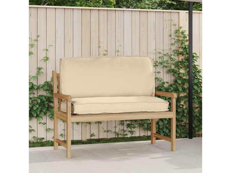  Coussin d'assise, coussin pour chaisecanapé tissu oxford beige 120 x 50 x 12 cm cf56646  - Conforama D
