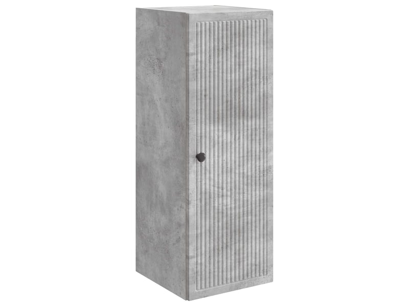  Armoire murale salon gris béton 33x34,5x90cm bois d'ingénierie shl2883  - Conforama A