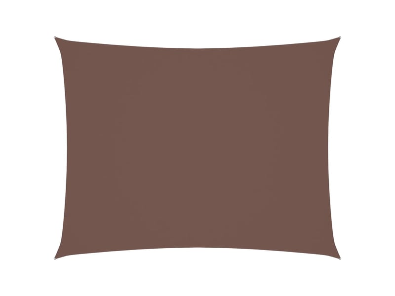 Voile de parasol - voile d'ombrage tissu oxford rectangulaire 2,5x3,5 m marron  - Conforama A