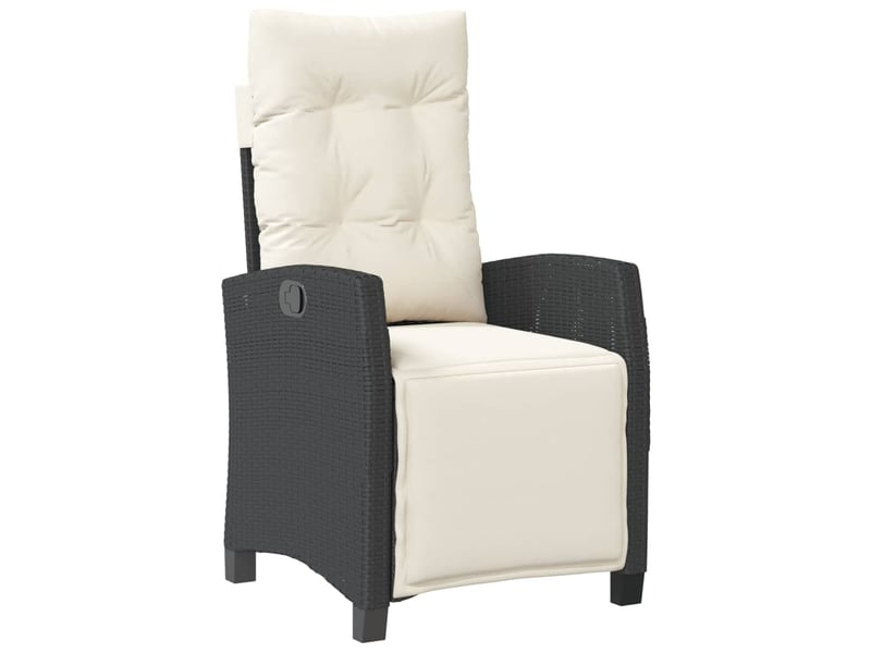  Ensemble à manger de jardin avec coussins 3 pcs, salon de jardin, mobilier de salle à manger noir shl8038  - Conforama C