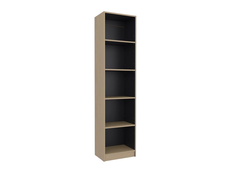  Bibliothèque home de 181 cm, wengé (réf. Ecw 13883)  - Conforama A