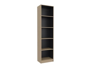 Bibliothèque home de 181 cm, wengé (réf. Ecw 13883)