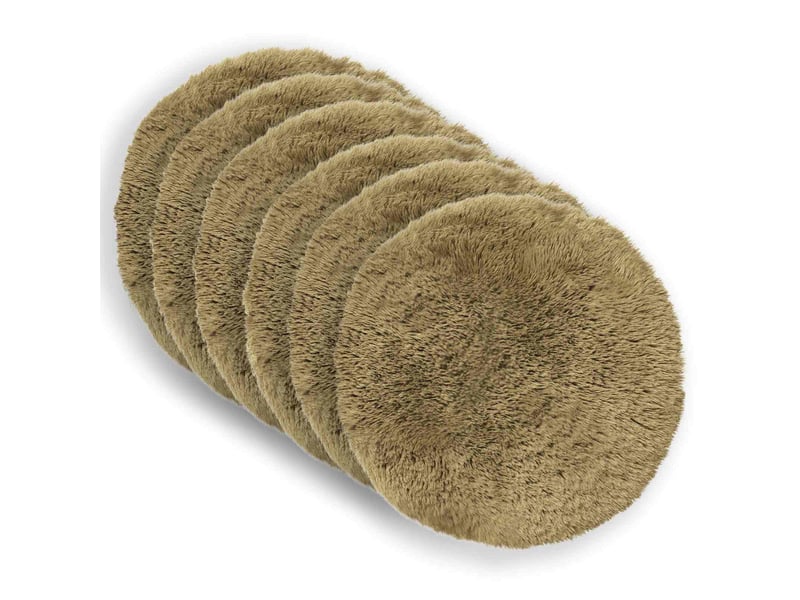 Lot de 2 coussins avec oreiller, coussins décoratifs heerlen gris clair fleece pv cf50444 - Conforama A